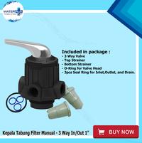 Gambar Kepala Tabung Filter Air Manual 3 Way Inlet/Outlet 1" GA2504 - GA2504 dari Filter Air Waterpro Kota Administrasi Jakarta Barat 5 Tokopedia