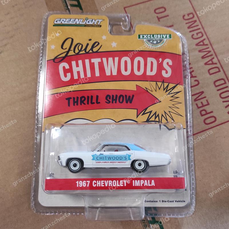 Greenlight 19001 1967 Chevrolet Impala Sport Sedan 1:18 Supernatural Modellino