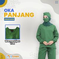 Gambar Setelan OKA Lengan Panjang/Baju Perawat Panjang/Baju OKA/Seragam OK - Maroon, L dari Rumahjahitid Kota Tangerang Selatan 4 Tokopedia