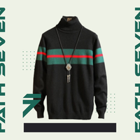 Gambar Turtle Neck Pria Sweater Rajut Pullover Premium Kerah Tinggi Long Neck dari Maxe Id Kota Cimahi 4 Tokopedia