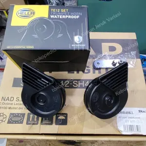 Klakson Hella Waterproff Tahan Air Suara Nyaring Ada saluran Air