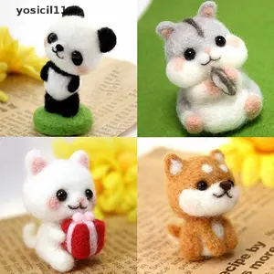 Boneka Binatang Bahan Wol Felt Untuk Kerajinan Tangan