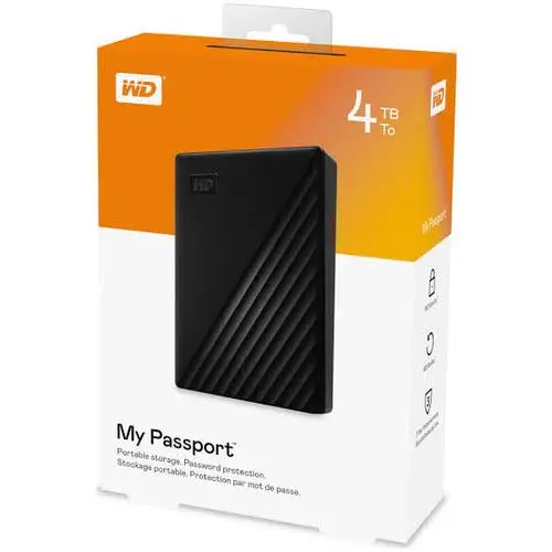 HDD Eksternal WD MY PASSPORT 4TB HARDISK External WD MyPassport 4 TB 3