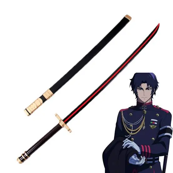 mainan kayu seraph of the end Owari no serafu GUREN inchinose cosplay 0