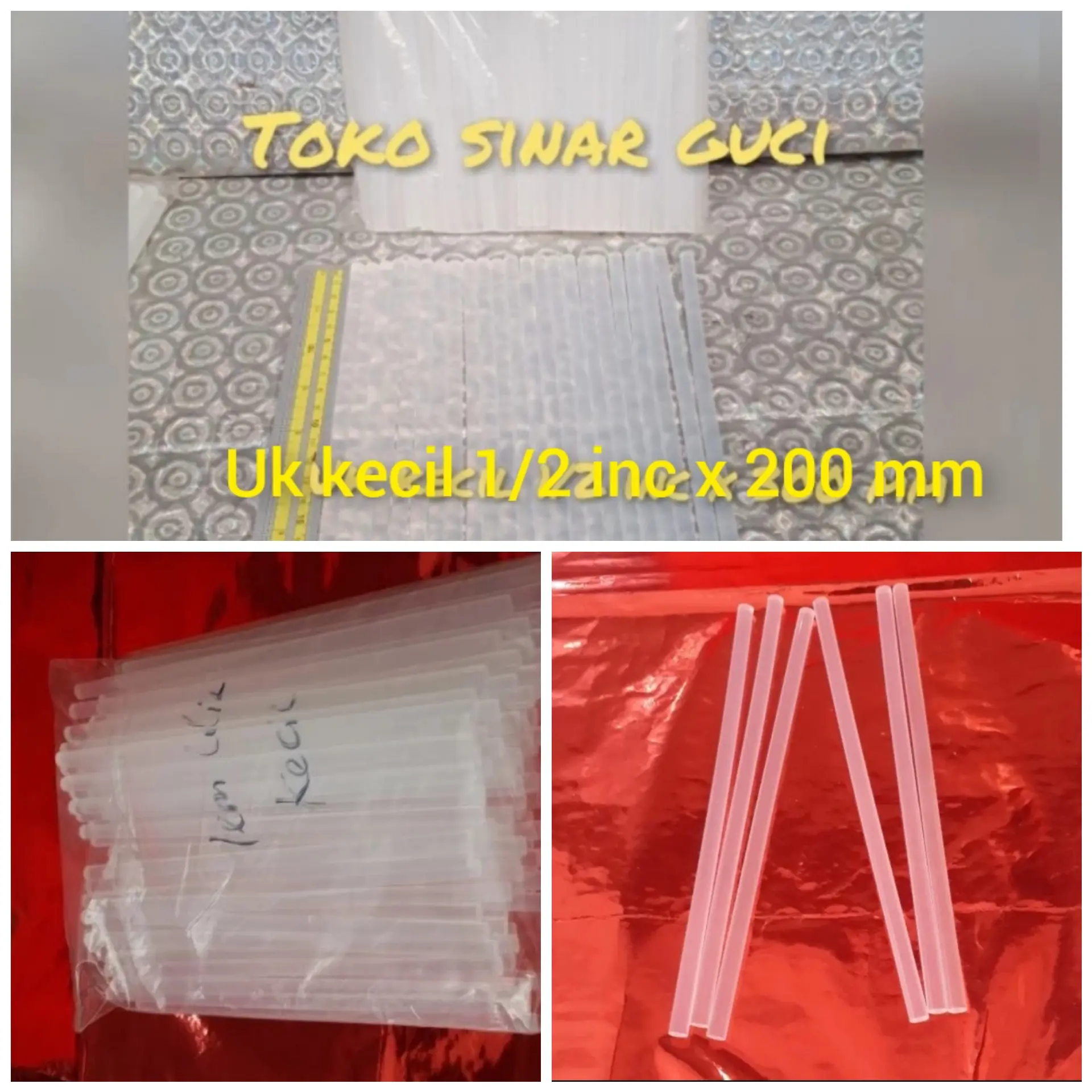 Isi lem lilin tembak lem lilin bakar / Glue stick Kecil