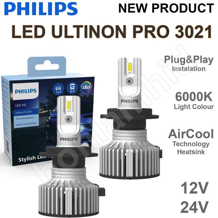 Gambar LAMPU LED SERENA C24 PHILIPS ULTINON PRO3021 Bohlam Headlamp Foglamp dari bohlamhid Kota Tangerang Tokopedia