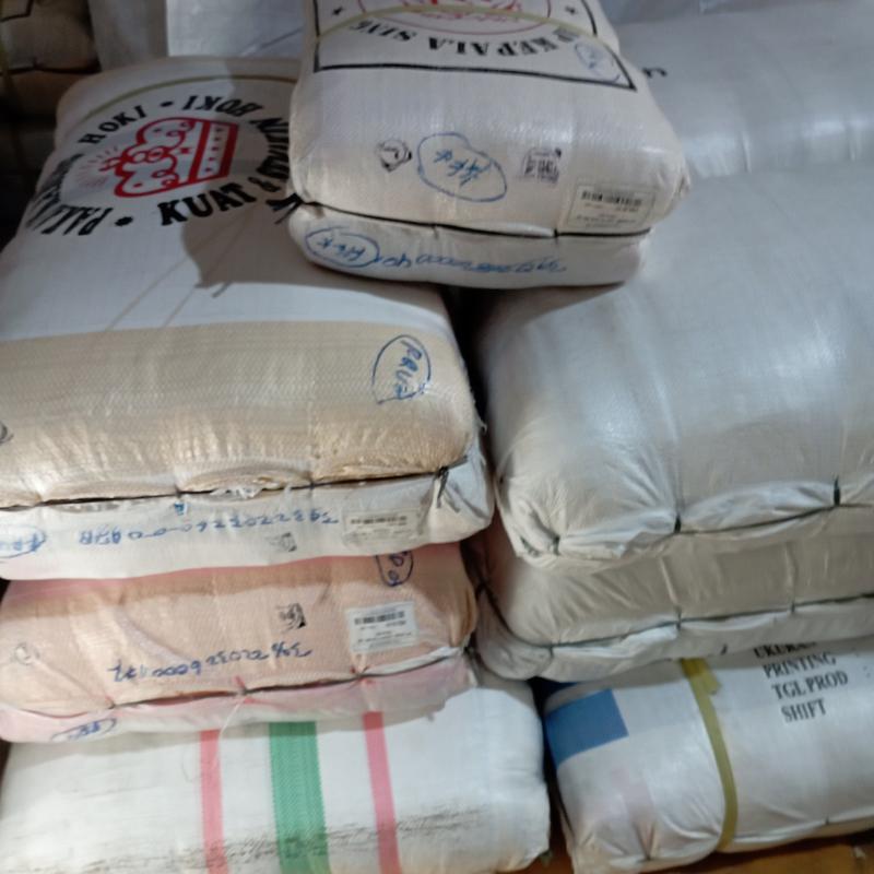 Karung Beras 50kg polos putih susu [doff] ukuran 56x90cm 2
