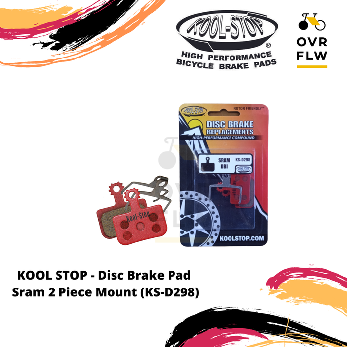 Promo KAMPAS REM SRAM KOOL STOP Disc Brake Pad Sram 2 Piece Mount UNTUK ...