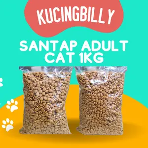 Santap adult repack 1kg makanan kucing dewasa