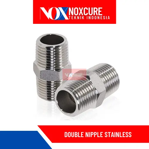 Double nipple stainless steel 304