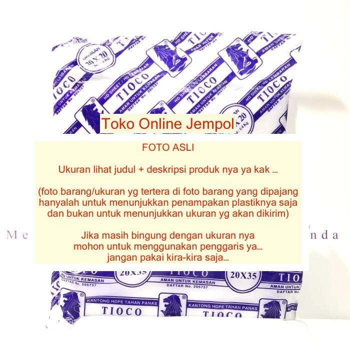 Gambar Kantong Plastik Tahan Panas 35 x 50 HDPE TIOCO 03 mic Anti Hot TP298TC dari Toko Online Jempol Kota Administrasi Jakarta Pusat Tokopedia