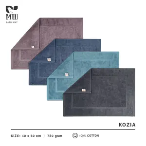 Bath Mat Keset Kaki Morning Whistle KOZIA by Terry Palmer Cotton 40x60
