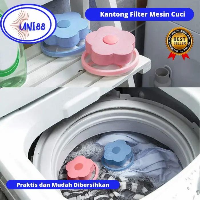 Kantong Filter Mesin Cuci Filter Bag Laundry Penyaring kotoran Praktis