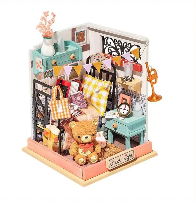 Rolife DIY Miniature Dollhouse - Sweet Dream (Bedroom) DS016 1