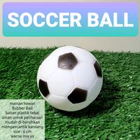 Gambar soccer ball MAINAN rubber hiasan kandang sugar glider hamster kucing - SOCCER BALL dari charlotte bowtique Kota Administrasi Jakarta Barat 1 Tokopedia