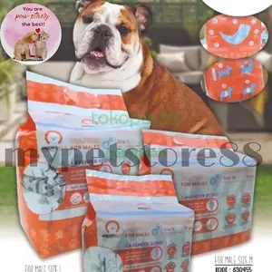 Popok Anjing Jantan Misoko&Co Disposable Diapers For Males Isi 12pcs