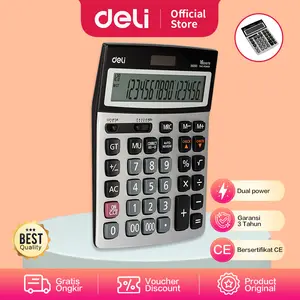 Deli E39265 Calculator/Kalkulator-112-check Calculator 16-digit Metal