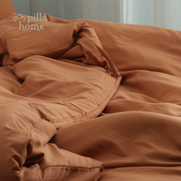 Gambar QUILT COVER Pilla Home Essential Double Duvet Polos Aesthetic Katun - Beige dari Pilla Home Indonesia Kota Tangerang 2 Tokopedia