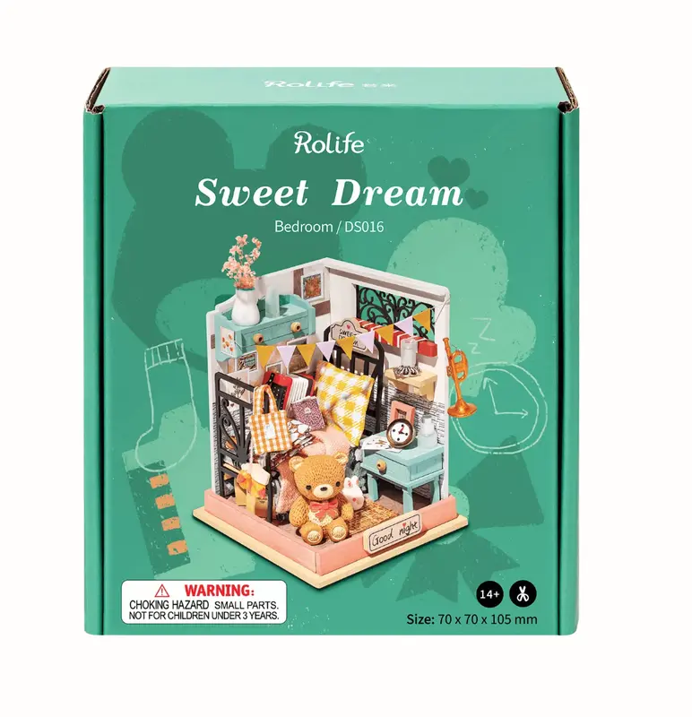 Rolife DIY Miniature Dollhouse - Sweet Dream (Bedroom) DS016 2