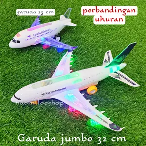 A380 mainan anak miniatur pesawat terbang airbus garuda dan lion air