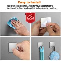 Gambar Gantungan Baju Gantungan Dinding Dapur Kamar Mandi Adhesive Wall Hook Hanger Stainless Steel - SILVER dari Toso Mart Kota Administrasi Jakarta Pusat 4 Tokopedia