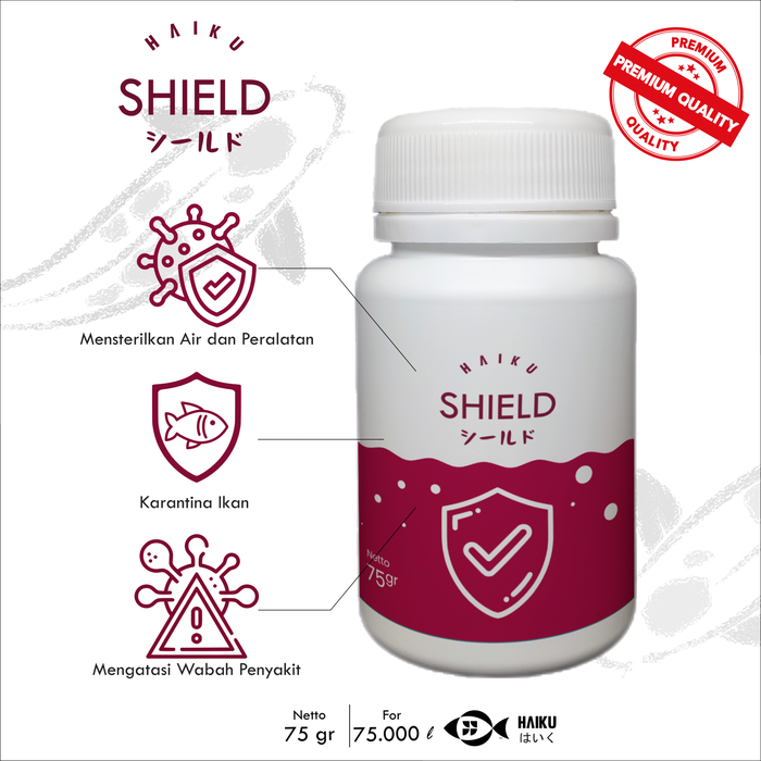 Gambar Obat Anti Bakteri Virus dan Jamur Desinfektan Ikan Koi Haiku Shield dari Haiku Indonesia Kota Bandung Tokopedia