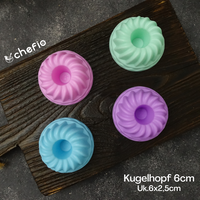 Gambar Chefio Cetakan Silikon Bundar / Kue Muffin Cupcake Bolu Puding Mangkok - Bundar Dark Blu dari Chefio Kitchenware Kota Tangerang 5 Tokopedia