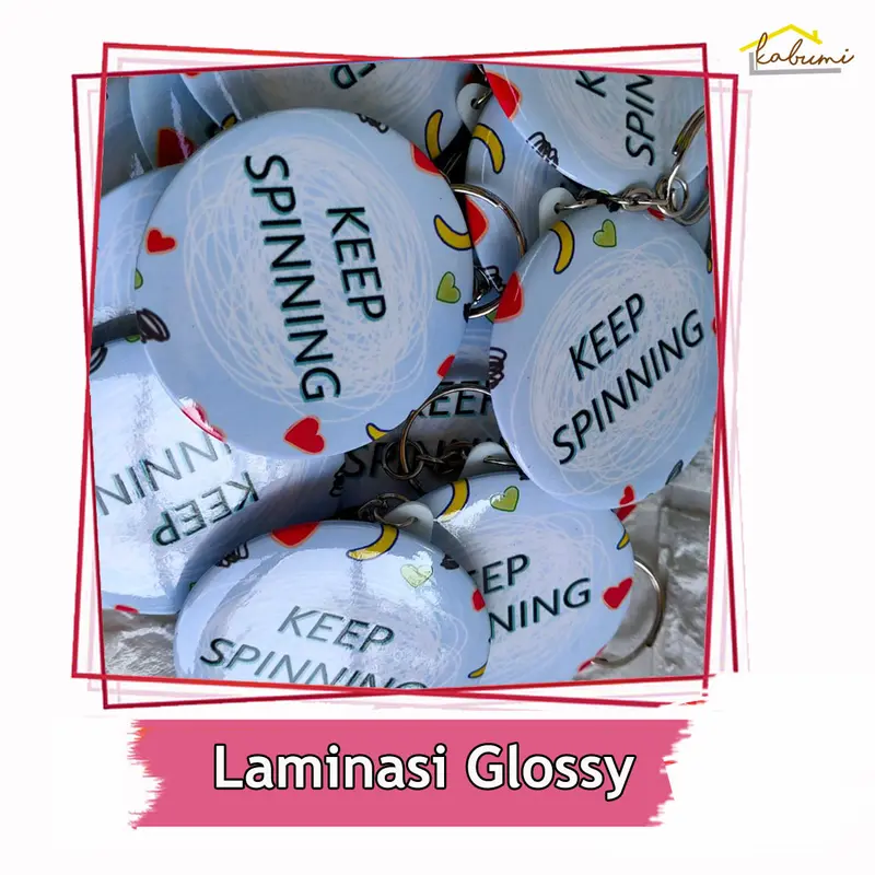 ganci gantungan kunci 1 sisi 58mm TANPA MINIMUM ORDER 2