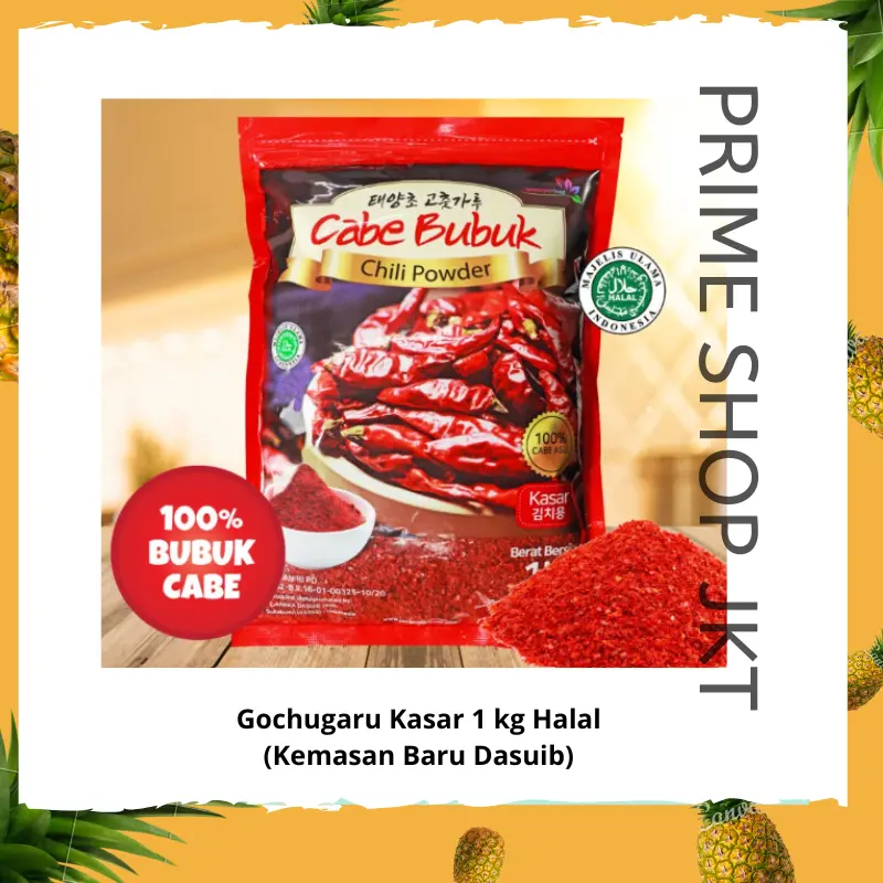Dasuib Javasuperfood Gochugaru Khas Korea 1kg Halal Kasar Kimchi Halus 2