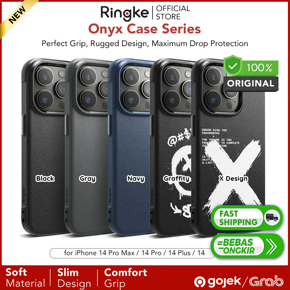 Ringke Onyx Case iPhone 14 Pro Max Plus - Soft Casing Original