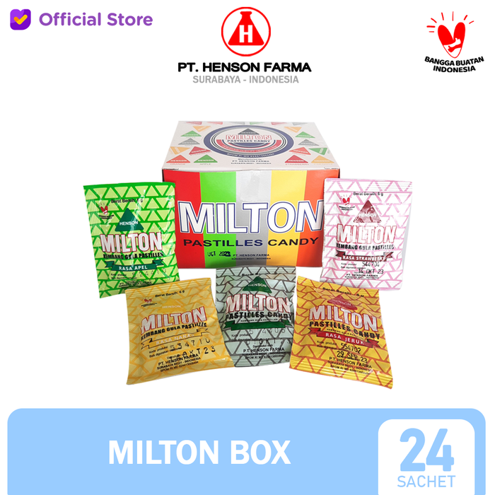 Gambar Permen MILTON PASTILLES Permen Rasa Buah Sachet - 1 dari HENSON FARMA Kota Surabaya 4 Tokopedia