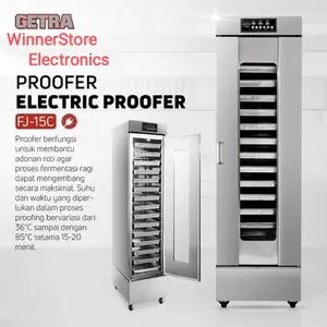New Electric GETRA PROOFER/Mesin Pengembang Adonan Roti 15TRAY *MEDAN*