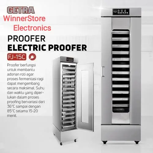New Electric GETRA PROOFER/Mesin Pengembang Adonan Roti 15TRAY *MEDAN*