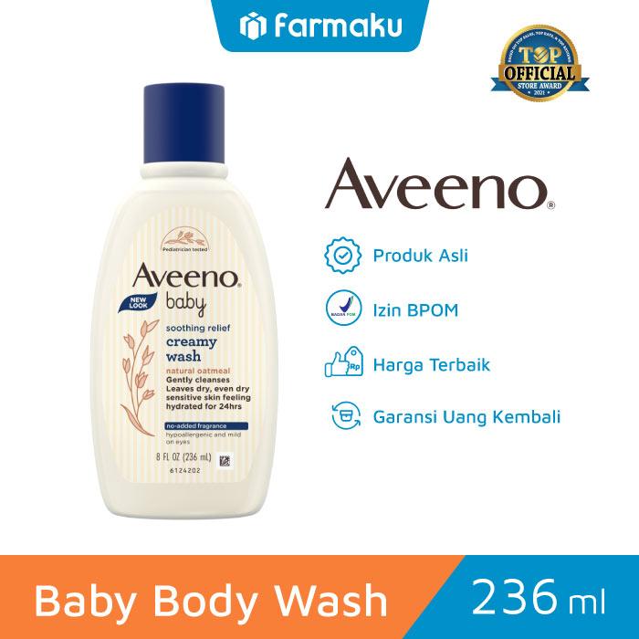 Gambar Aveeno Baby Soothing Relief Creamy Wash 236 ml - Sabun Mandi Bayi dari Farmaku Kota Administrasi Jakarta Barat Tokopedia