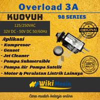 Gambar Overload Thermal Circuit Breaker Kuoyuh 3 Amper 98 Series 3A dari Overload Wikimesin Kab. Tangerang 3 Tokopedia