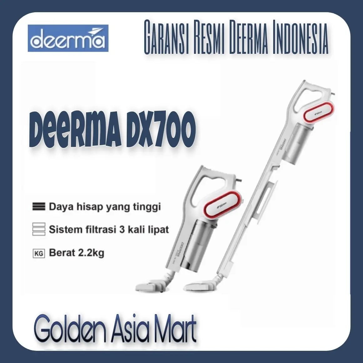 Deerma DX700 2 in 1 Handheld Vacuum Cleaner New
