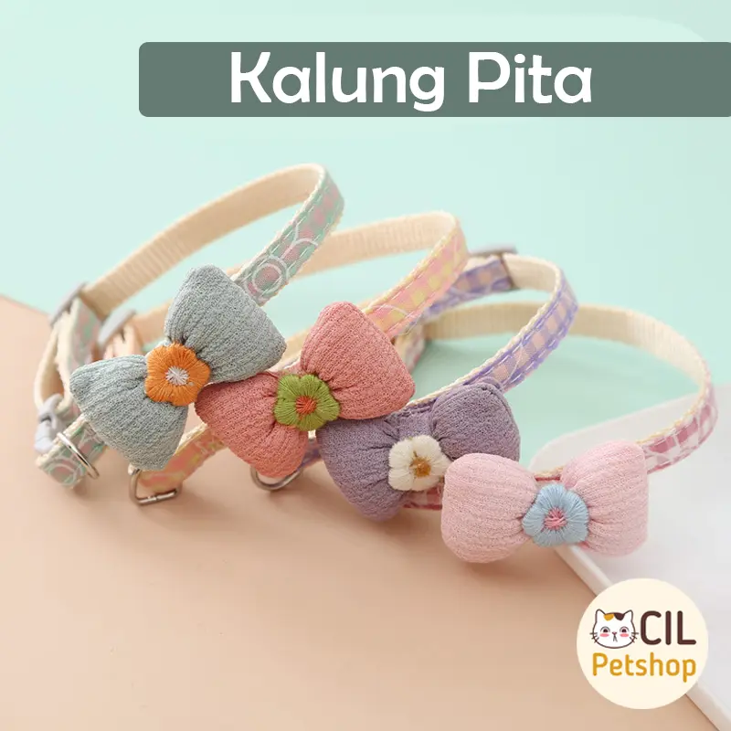 Kalung Kucing Pita Unik Menarik
