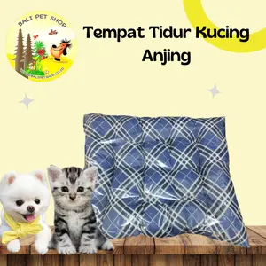 Cat Bed Matras Bantal Tidur Kasur Motif Anjing Kucing Silikon