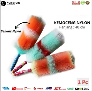 Kemoceng Nylon Warna Warni - Sulak Senar RAINBOW Pelangi