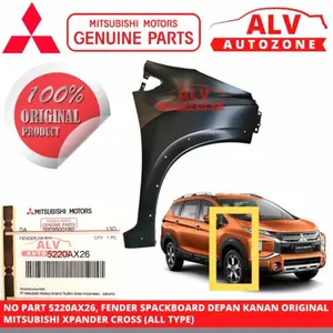 FENDER SPACKBOARD RODA DEPAN KANAN ORIGINAL XPANDER CROSS 5220AX26