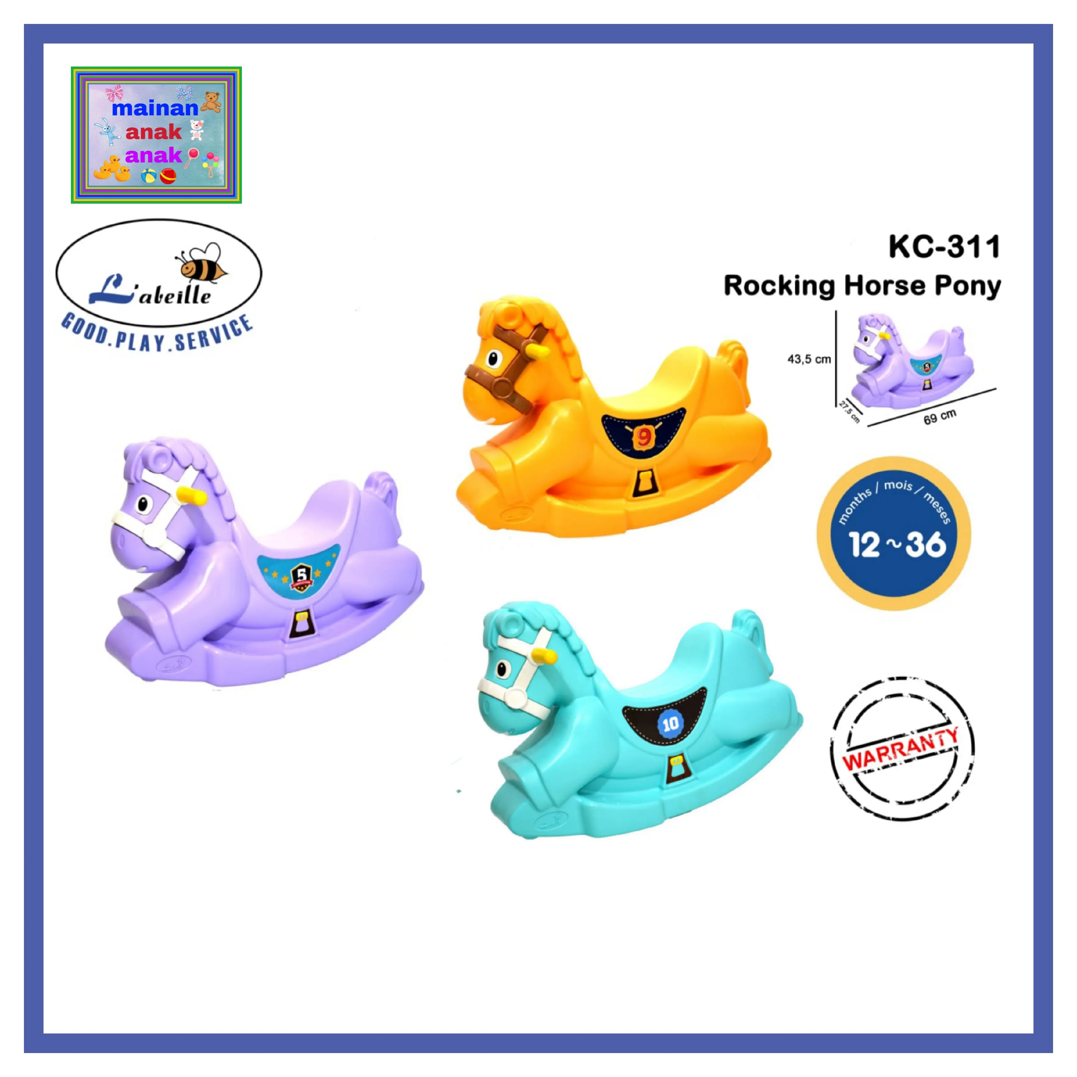 Kuda Goyang Rocking Horse KC-006 L