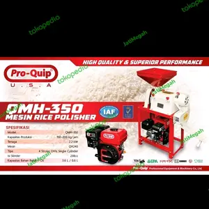 Mesin Gilingan Padi Jadi Beras / Rice Polisher ProQuip QMH350+Mesin
