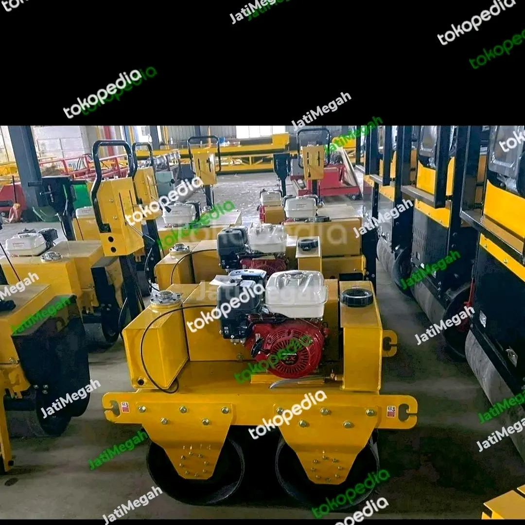 Mesin Pemadat Tanah Aspal / Tandem Roller 2 Ton Honda GX270