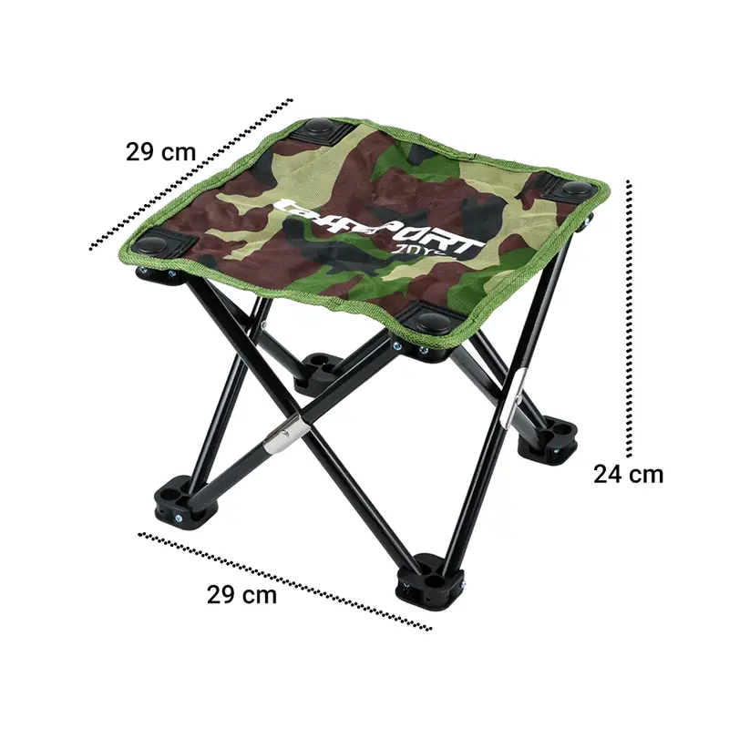 Kursi Lipat Mancing Kotak Desain Army Kursi Lipat Camping outdoor Portable 4