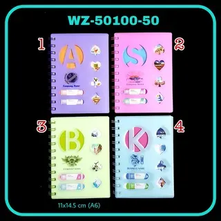 Gambar SOS Notebook Spiral A6 WZ-28850/50100 Cover Warna /Buku Catatan Spiral dari SOS Sukses Online Stationery Kota Administrasi Jakarta Utara 5 Tokopedia