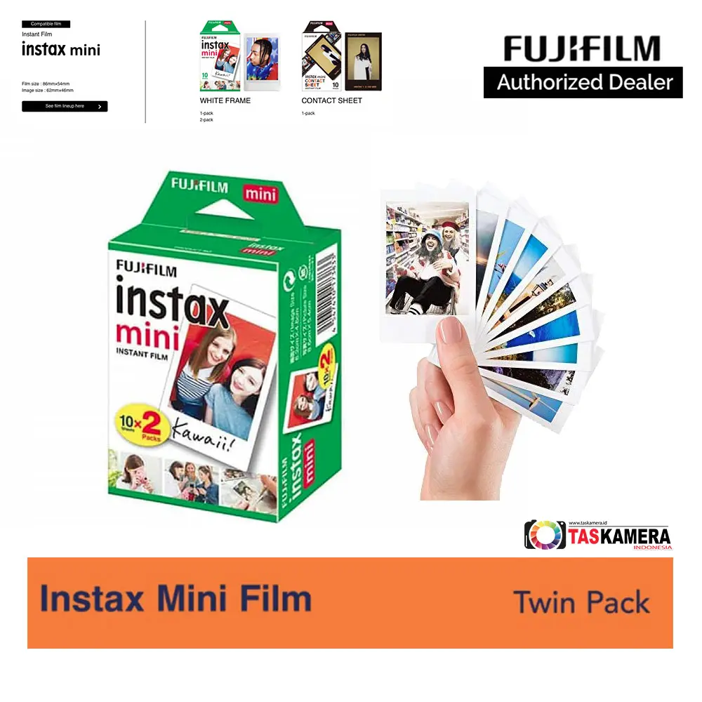 isi refill Fujifilm Instax Mini Instant Color Film (20 Shots)