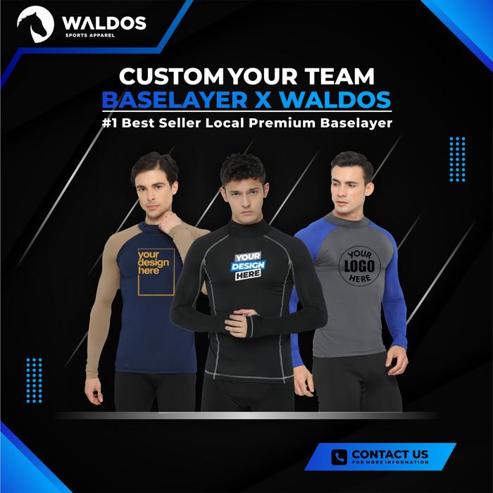 Gambar Custom Baselayer Manset Satuan Grosiran Wetsuit Rashguard Sport dari WLDS Waldos Indonesia Kab. Tangerang Tokopedia