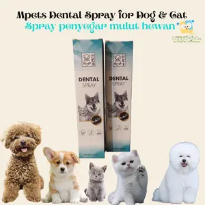 Mpets Dental Spray for Dog & Cat - Pembersih Gigi Anjing Kucing
