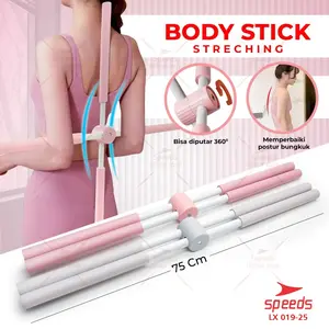 Stick Yoga Speeds Alat Olahraga Yoga Body Pilates Tongkat Yoga 019-25