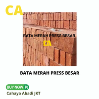 Gambar BATA MERAH PRESS BESAR 20x10x4cm 10000PC dari CAHAYA ABADI JKT Kota Administrasi Jakarta Pusat 1 Tokopedia